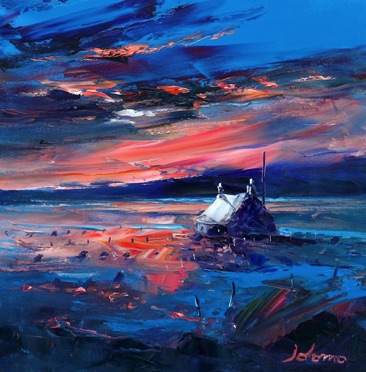 Fading winterlight South Uist 16x16 Fading winterlight South Uist 16x16